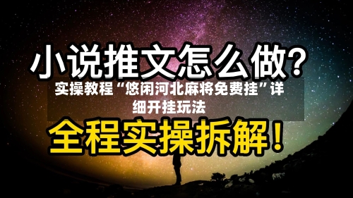 实操教程“悠闲河北麻将免费挂	”详细开挂玩法-第2张图片