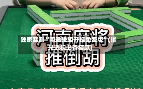 独家实测“闲逸碰胡开挂免费版”(曝光透视必备猫腻)-第1张图片