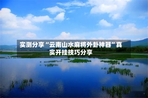 实测分享“云南山水麻将外卦神器”真实开挂技巧分享-第3张图片