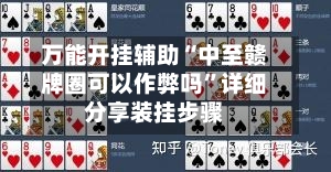 万能开挂辅助“中至赣牌圈可以作弊吗”详细分享装挂步骤-第2张图片