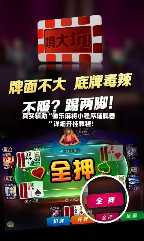 真实辅助“微乐麻将小程序辅牌器	”详细开挂教程!-第2张图片
