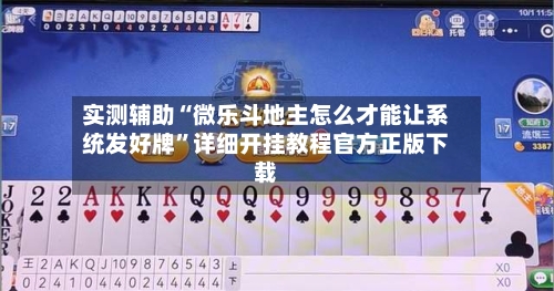 实测辅助“微乐斗地主怎么才能让系统发好牌	”详细开挂教程官方正版下载-第2张图片