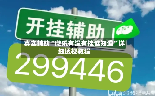 真实辅助“微乐有没有挂谁知道”详细透视教程-第1张图片