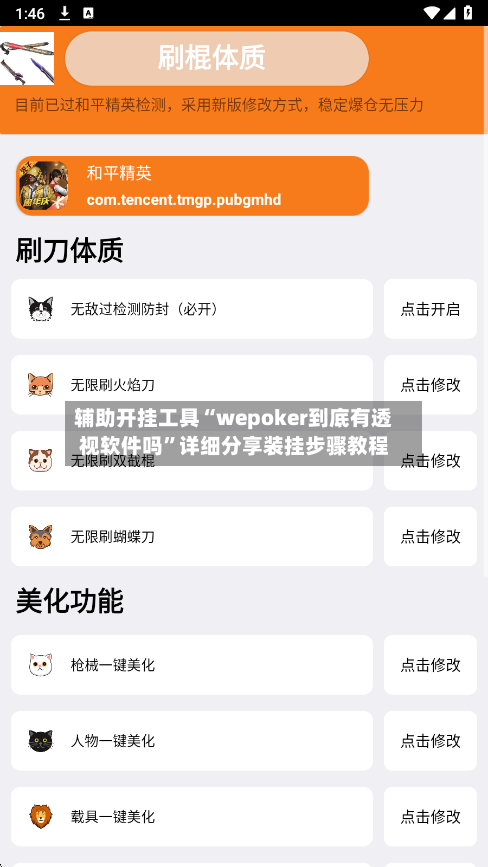 辅助开挂工具“wepoker到底有透视软件吗”详细分享装挂步骤教程-第1张图片