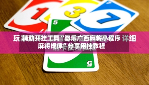 辅助开挂工具“微乐广西麻将小程序麻将规律”分享用挂教程-第2张图片