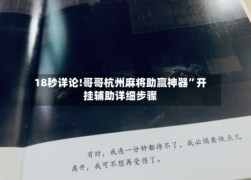 18秒详论!哥哥杭州麻将助赢神器”开挂辅助详细步骤-第1张图片