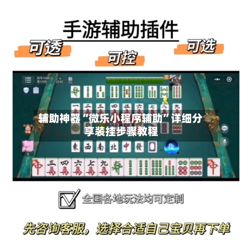 辅助神器“微乐小程序辅助”详细分享装挂步骤教程-第1张图片