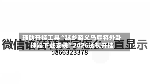 辅助开挂工具“越乡游义乌麻将外卦神器下载安装”2026透视开挂-第1张图片
