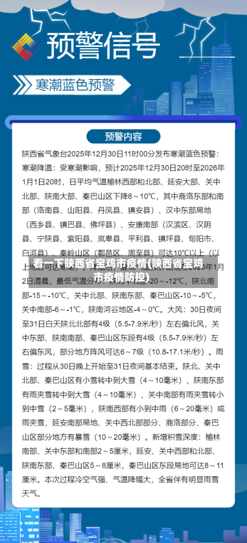 看一下陕西省宝鸡市疫情(陕西省宝鸡市疫情防控)-第1张图片