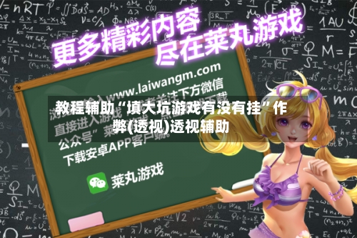 教程辅助“填大坑游戏有没有挂”作弊(透视)透视辅助-第2张图片