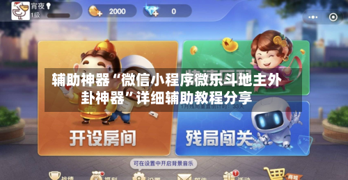 辅助神器“微信小程序微乐斗地主外卦神器	”详细辅助教程分享-第3张图片