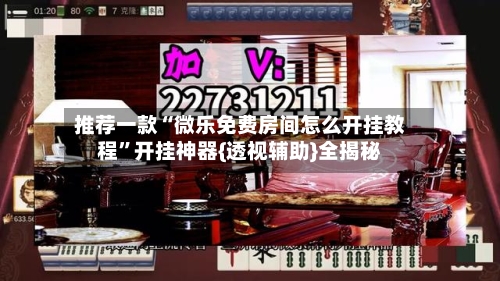 推荐一款“微乐免费房间怎么开挂教程”开挂神器{透视辅助}全揭秘-第2张图片