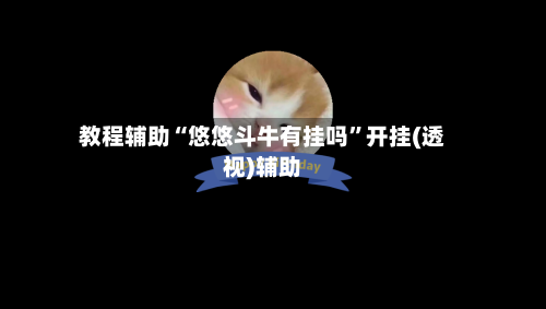教程辅助“悠悠斗牛有挂吗	”开挂(透视)辅助-第1张图片