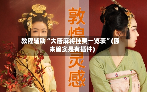 教程辅助“大唐麻将挂费一览表	”(原来确实是有插件)-第2张图片