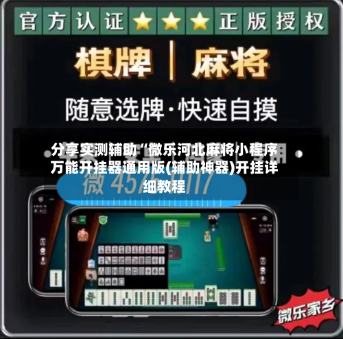分享实测辅助“微乐河北麻将小程序万能开挂器通用版(辅助神器)开挂详细教程-第1张图片