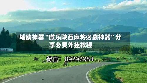 辅助神器“微乐陕西麻将必赢神器”分享必要外挂教程-第2张图片