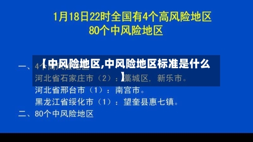 【中风险地区,中风险地区标准是什么】-第3张图片