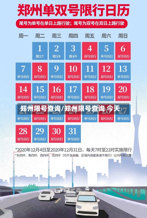 郑州限号查询/郑州限号查询 今天-第1张图片