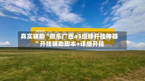 真实辅助“微乐广西a3纸牌开挂神器”开挂辅助脚本+详细开挂-第1张图片