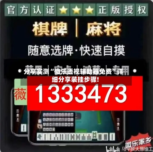 分享实测“微乐透视辅助器免费”详细分享装挂步骤!-第2张图片