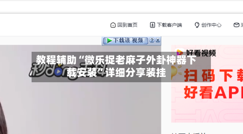 教程辅助“微乐捉老麻子外卦神器下载安装”详细分享装挂-第1张图片