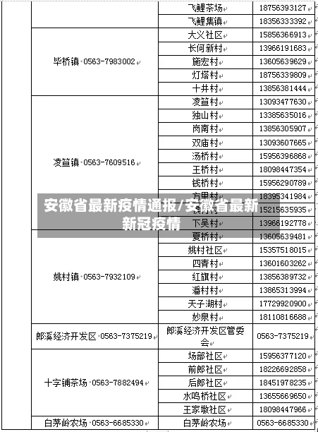 安徽省最新疫情通报/安徽省最新新冠疫情-第1张图片