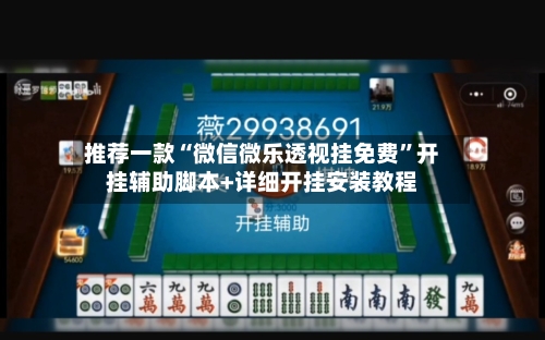 推荐一款“微信微乐透视挂免费”开挂辅助脚本+详细开挂安装教程-第2张图片