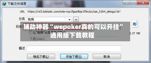 辅助神器“wepoker真的可以开挂”通用版下载教程-第3张图片