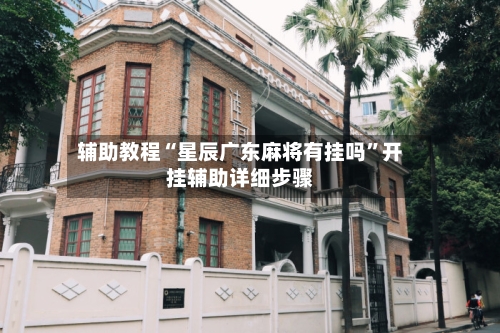 辅助教程“星辰广东麻将有挂吗”开挂辅助详细步骤-第2张图片