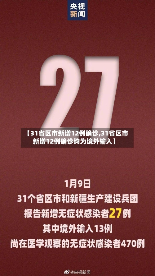 【31省区市新增12例确诊,31省区市新增12例确诊均为境外输入】-第1张图片
