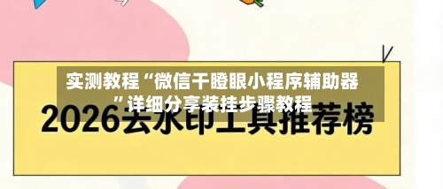 实测教程“微信干瞪眼小程序辅助器”详细分享装挂步骤教程-第1张图片