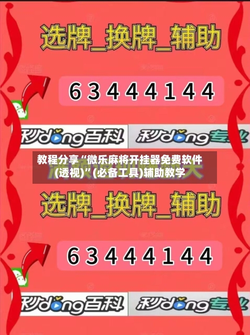 教程分享“微乐麻将开挂器免费软件(透视)”(必备工具)辅助教学-第3张图片