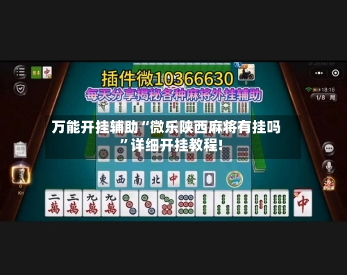 万能开挂辅助“微乐陕西麻将有挂吗”详细开挂教程!-第2张图片