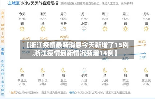 【浙江疫情最新消息今天新增了15例,浙江疫情最新情况新增14例】-第2张图片