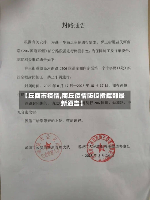 【丘商市疫情,商丘疫情防控指挥部最新通告】-第2张图片