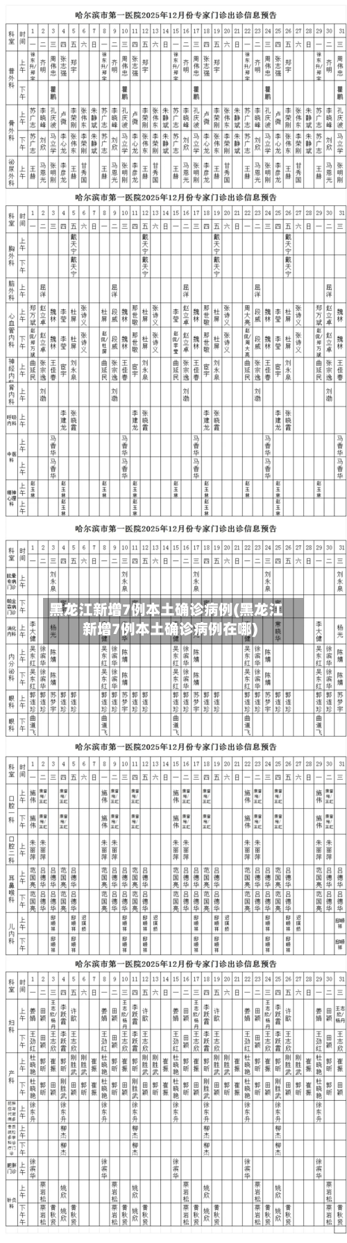黑龙江新增7例本土确诊病例(黑龙江新增7例本土确诊病例在哪)-第1张图片