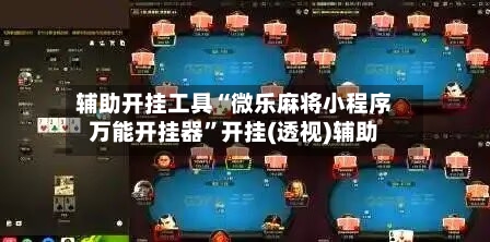 辅助开挂工具“微乐麻将小程序万能开挂器”开挂(透视)辅助-第1张图片