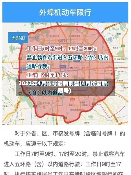 2022年4月限号最新调整(4月份最新限号)-第2张图片