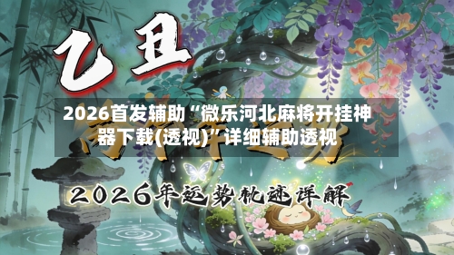 2026首发辅助“微乐河北麻将开挂神器下载(透视)	”详细辅助透视-第2张图片