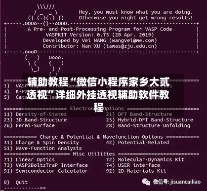 辅助教程“微信小程序家乡大贰透视”详细外挂透视辅助软件教程-第2张图片