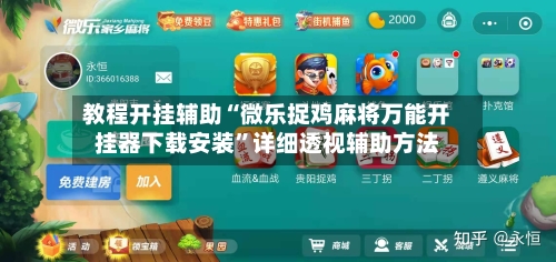 教程开挂辅助“微乐捉鸡麻将万能开挂器下载安装”详细透视辅助方法-第2张图片