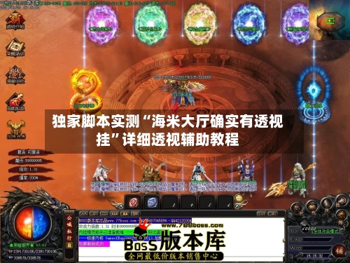 独家脚本实测“海米大厅确实有透视挂”详细透视辅助教程-第3张图片
