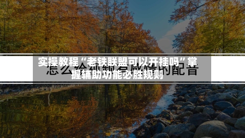 实操教程“老铁联盟可以开挂吗	”掌握辅助功能必胜规则-第1张图片