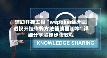 辅助开挂工具“wepoker德州局透视开挂作弊方法辅助器脚本”详细分享装挂步骤教程-第1张图片