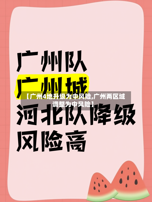 【广州4地升级为中风险,广州两区域调整为中风险】-第1张图片