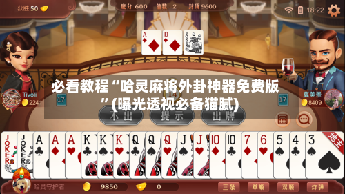 必看教程“哈灵麻将外卦神器免费版	”(曝光透视必备猫腻)-第2张图片