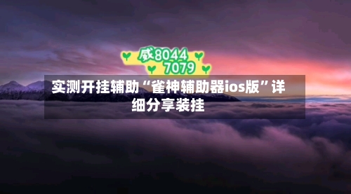 实测开挂辅助“雀神辅助器ios版”详细分享装挂-第3张图片