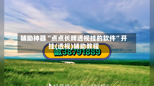 辅助神器“点点长牌透视挂的软件”开挂(透视)辅助教程-第1张图片