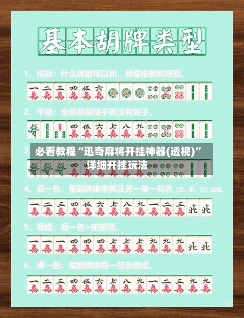 必看教程“迅奇麻将开挂神器(透视)”详细开挂玩法-第2张图片