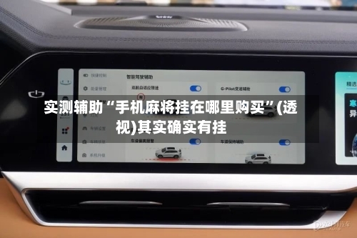 实测辅助“手机麻将挂在哪里购买”(透视)其实确实有挂-第3张图片